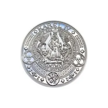 Nejkrásnější medailon II. Královská pečeť - 1 kg Ag Proof-like