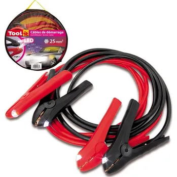 Auto-moto Pomocný startovací kabel LED 500A - 3,5m - 25mm2, , GYS, 056381