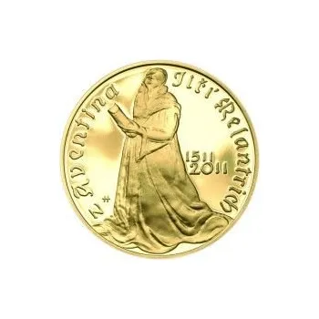 Nevydané mince Jiřího Harcuby - Jiří Melantrich z Aventina 34mm zlato Proof