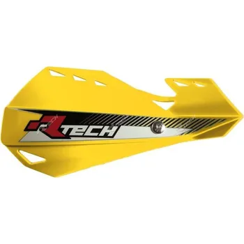 Chránič ruky pro motocykl Kryty rukou, blastry RTECH Dual Evo žluté