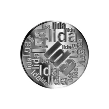 Česká jména - Ida - velká stříbrná medaile 1 Oz