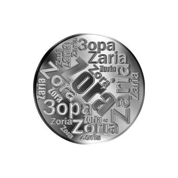 Česká jména - Zora - velká stříbrná medaile 1 Oz