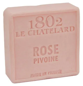 Mýdlo Le Chatelard růže a pivoňka mýdlo 100 g