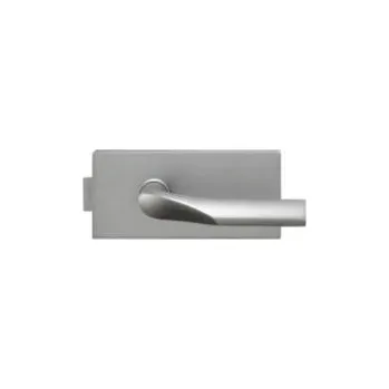 Dveřní kování M&T Zámek na sklo Entero, provedení standard, povrch Ms-K mosaz natur