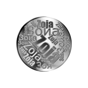 Česká jména - Zoja - velká stříbrná medaile 1 Oz