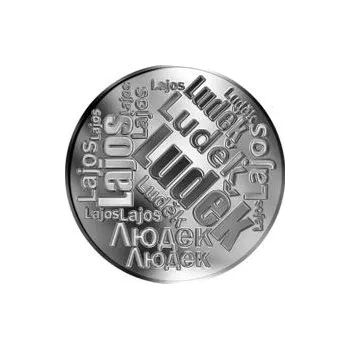 Česká jména - Luděk - velká stříbrná medaile 1 Oz