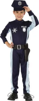 Karnevalový kostým MaDe Karnevalový kostým Policista 120-130 cm 