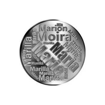 Česká jména - Marie - velká stříbrná medaile 1 Oz