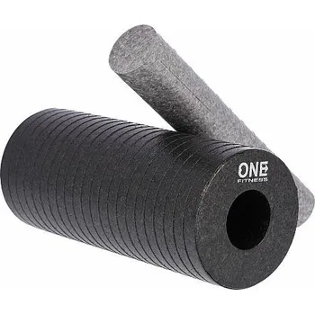 Pěnový válec FM140 MASÁŽNÍ VÁLEC (ROLLER) 2v1 ONE FITNESS ŠEDÝ