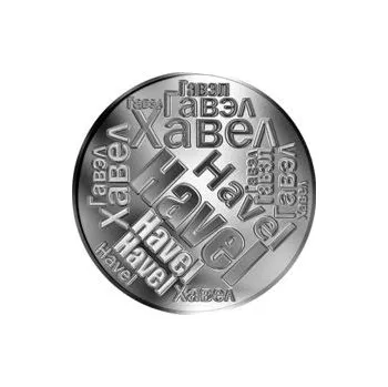 Česká jména - Havel - velká stříbrná medaile 1 Oz