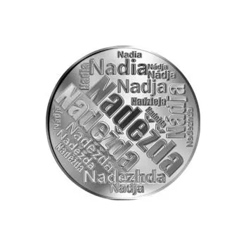 Česká jména - Naděžda - velká stříbrná medaile 1 Oz