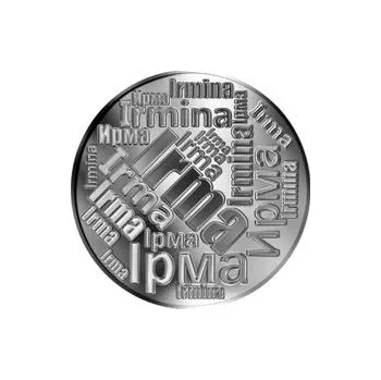 Česká jména - Irma - velká stříbrná medaile 1 Oz