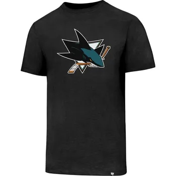 Pánské tričko Triko 47 Brand Club Tee NHL San Jose Sharks Provedení: XL, černé