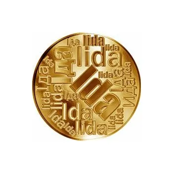 Česká jména - Ida - velká zlatá medaile 1 Oz