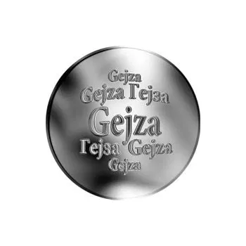 Slovenská jména - Gejza - stříbrná medaile