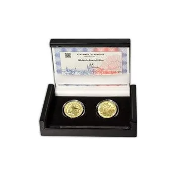 Nitrianske knieža Pribina - návrhy mince 100 € sada Au medailí 1 Oz b.k.
