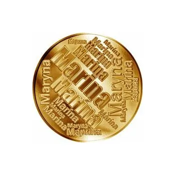 Volný čas Česká jména - Marina - velká zlatá medaile 1 Oz