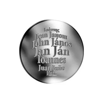 Česká jména - Jan - velká stříbrná medaile 1 Oz