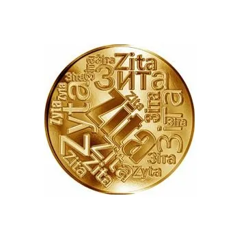 Česká jména - Zita - velká zlatá medaile 1 Oz