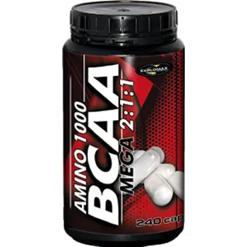Explomax Amino 1000 BCAA Mega Caps 240 cps. Aminokyselina Explomax Amino 1000 BCAA Mega Caps 240 cps.