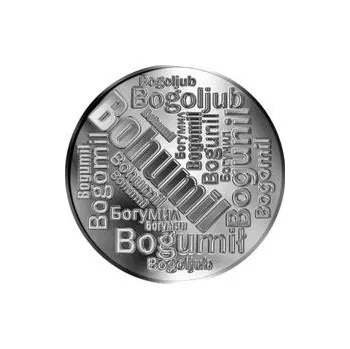 Česká jména - Bohumil - velká stříbrná medaile 1 Oz