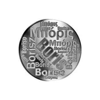 Česká jména - Boris - velká stříbrná medaile 1 Oz