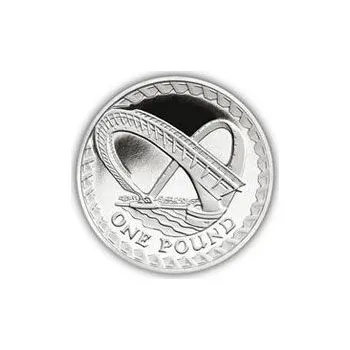 2007 Millennium Bridge Ł1 Silver Proof