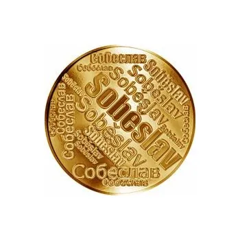 Česká jména - Soběslav - velká zlatá medaile 1 Oz
