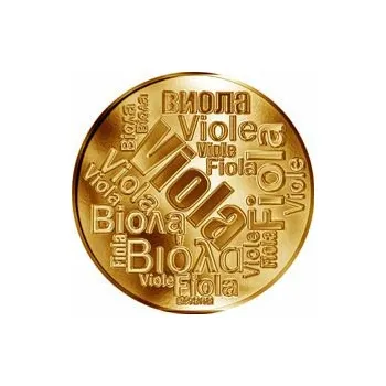 Volný čas Česká jména - Viola - velká zlatá medaile 1 Oz