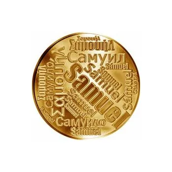 Česká jména - Samuel - velká zlatá medaile 1 Oz