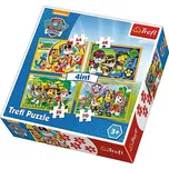 Trefl Puzzle Paw Patrol Vždy včas 4v1