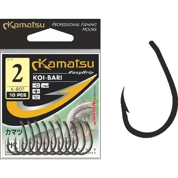Rybářský háček Kamatsu - Háček Koi Bari s očkem vel.6