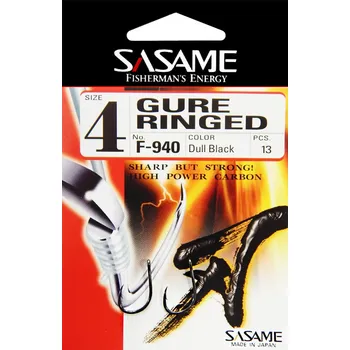 Rybářský háček Sasame - Háček Gure Ringed s očkem vel.7