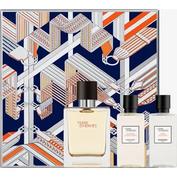 Hermès Terre d'Hermès M EDT, 50 ml + sprchový gel 40 ml + balzám po holení 40 ml