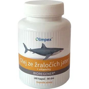 Olimpex Olej ze žraločích jater + vitamíny, 180 cps.