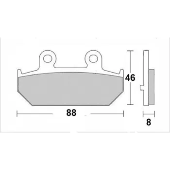 Auto-moto Sifam Brzdové destičky Sifam S1357N
