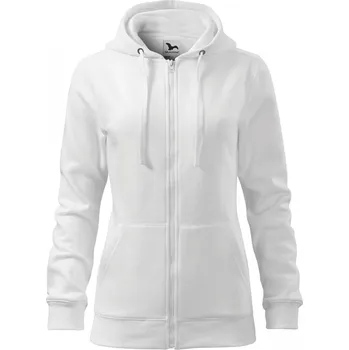 Dámská mikina Malfini Trendy Zipper 411 bílá