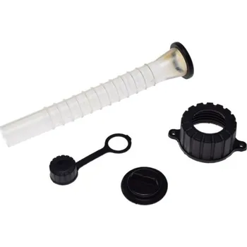 Kanystr Trychtýř na cestovní moto kanystr včetně víčka pro upevnění na kanystr