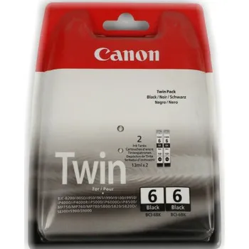 CANON BCI-6Bk Twin Pack cartridge černá 2ks