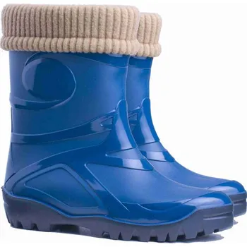 Dámské holínky Demar Young Fur 2 0466 A modré 