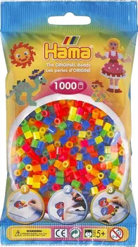 Dětské navlékací korálky Hama H207-51 Midi mix neonových barev 1000 ks