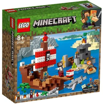 LEGO Minecraft 21152 Dobrodružství pirátské lodi Stavebnice LEGO LEGO Minecraft 21152 Dobrodružství pirátské lodi