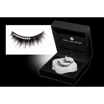 Umělé řasy - LUXUSNÍ ŘASY 100 % přírodní norkové řasy s kamínky SWAROVSKI