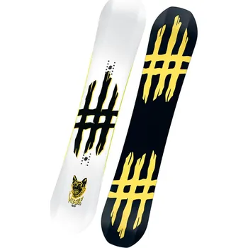 Snowboard Lobster Jibboard černý/bílý/žlutý 2018/2019