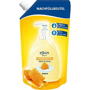 Mýdlo Elkos tekuté mýdlo mléko/med 750 ml
