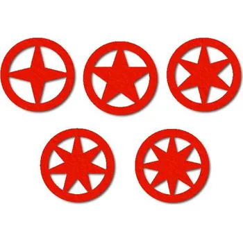 Dětsný nábytek Pelisport Hvězdy 3 z filce - sada ø 7,5 cm