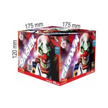 Zábavní pyrotechnika Šašek kompakt 49 ran