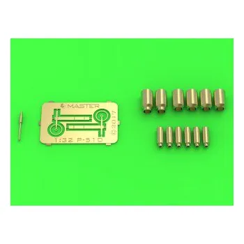 Plastikový model Master 1/32 P-51D Mustang - armament & gunsight detail set