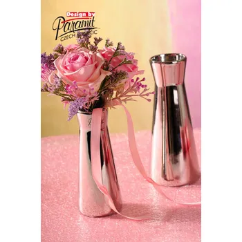 Váza Paramit KAPUCÍN váza stříbrná 12,5 cm