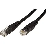 21.15.0928 Propojovací kabel RJ45/RJ45, U/UTP, 1,5m, kat. 6, PVC, černý